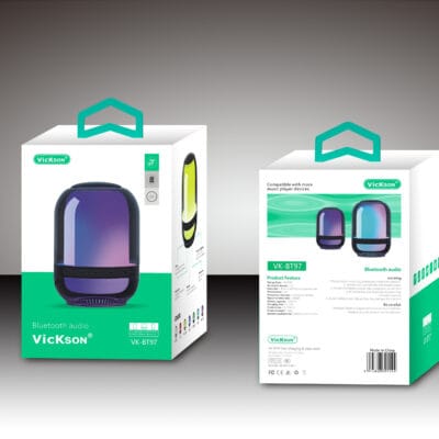 Loa Bluetooth VicKson VK-BT97 – Âm Thanh Mạnh Mẽ, Hiệu Ứng Đèn LED Ấn Tượng