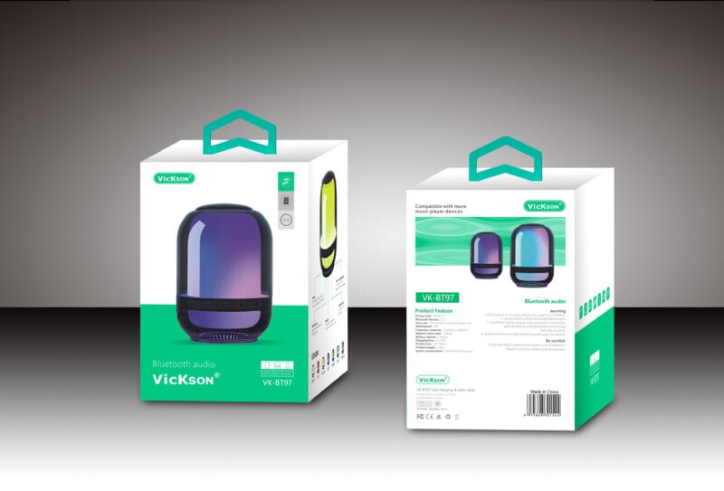 Loa Bluetooth VicKson VK-BT97 – Âm Thanh Mạnh Mẽ, Hiệu Ứng Đèn LED Ấn Tượng
